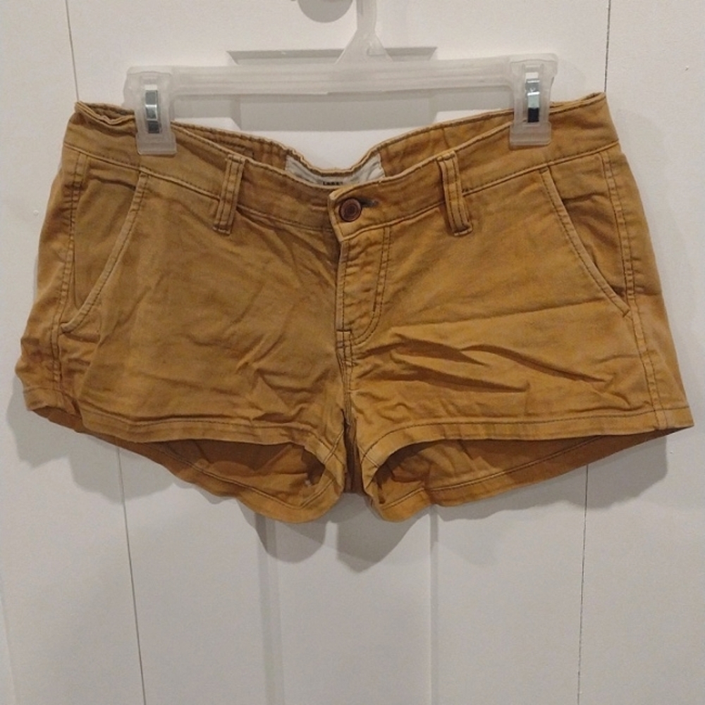 Tan booty short shorts size 6 by h&m